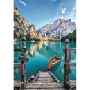 Cities Braies Lake Italy 500-piece Puzzle Clementoni