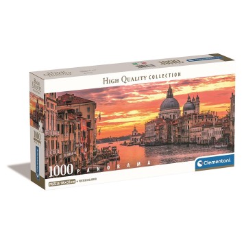 Cities Canal Grande Italy 1000 piece panoramic Compact puzzle Clementoni