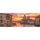 Cities Canal Grande Italy 1000 piece panoramic Compact puzzle Clementoni