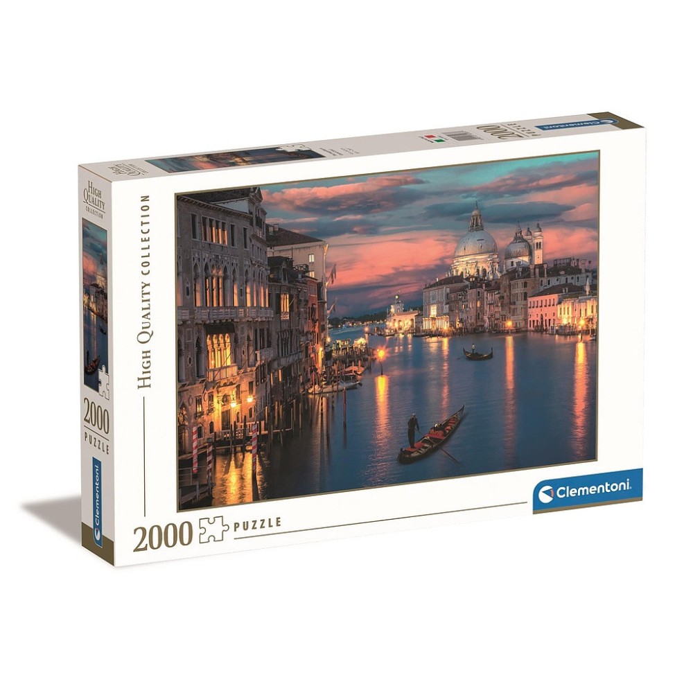 Cities Canal Grande Italy 2000-piece puzzle Clementoni