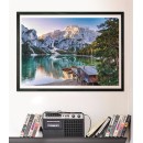 Cities Lake Braies Italy 1000 piece puzzle by Clementoni