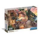 Cities Lake Como Italy 500-piece Compact Puzzle Clementoni