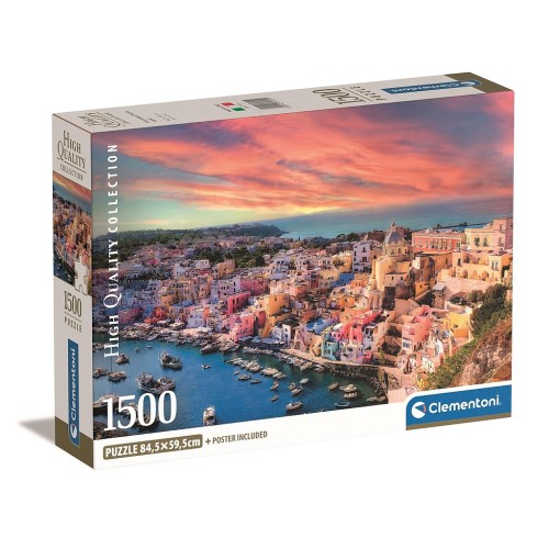 Cities Procida Island Italy 1500-piece Compact Puzzle Clementoni