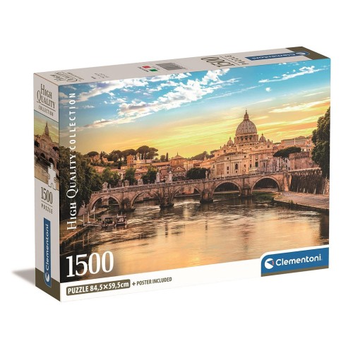 Cities Rome Italy 1500-piece Compact puzzle Clementoni