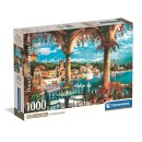 Cities View of Lake Como Italy 1000-piece Compact Puzzle Clementoni