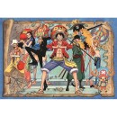 One Piece Map 500 db-os Cube puzzle Clementoni