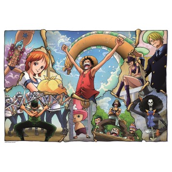 One Piece Ripped 500 db-os Cube puzzle Clementoni