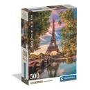 Cities Along the Seine Paris 500 piece Compact puzzle Clementoni