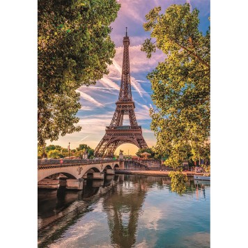 Cities Along the Seine Paris 500 piece Compact puzzle Clementoni
