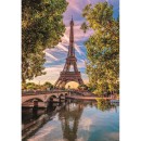 Cities Along the Seine Paris 500 piece Compact puzzle Clementoni