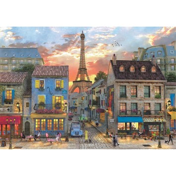 Cities Streets Paris 1000 piece puzzle Clementoni