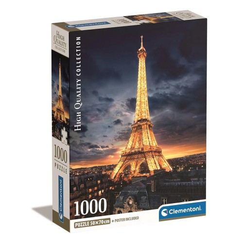 Cities Tour Paris 1000 pcs puzzle Clementoni