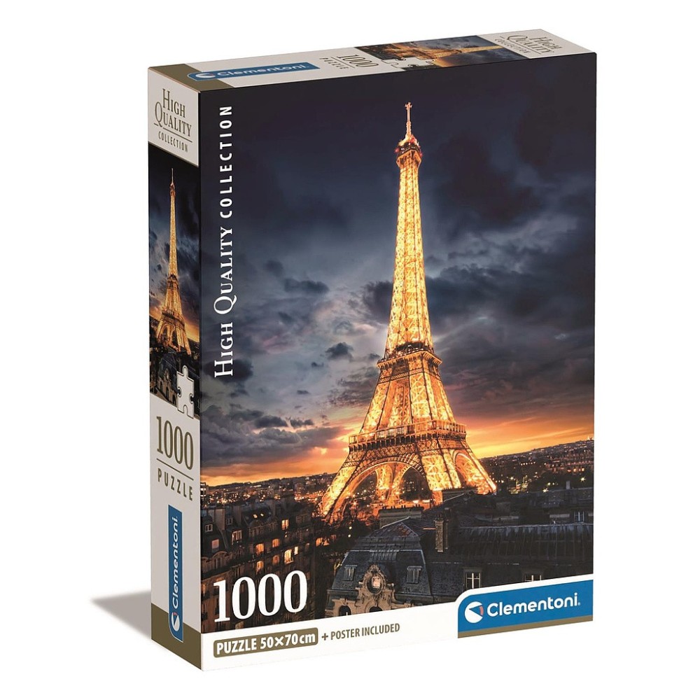Cities Tour Paris 1000 pcs puzzle Clementoni