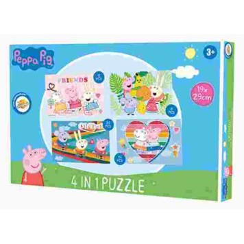 Peppa Pig puzzle 4-in-1