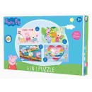 Peppa Pig puzzle 4-in-1