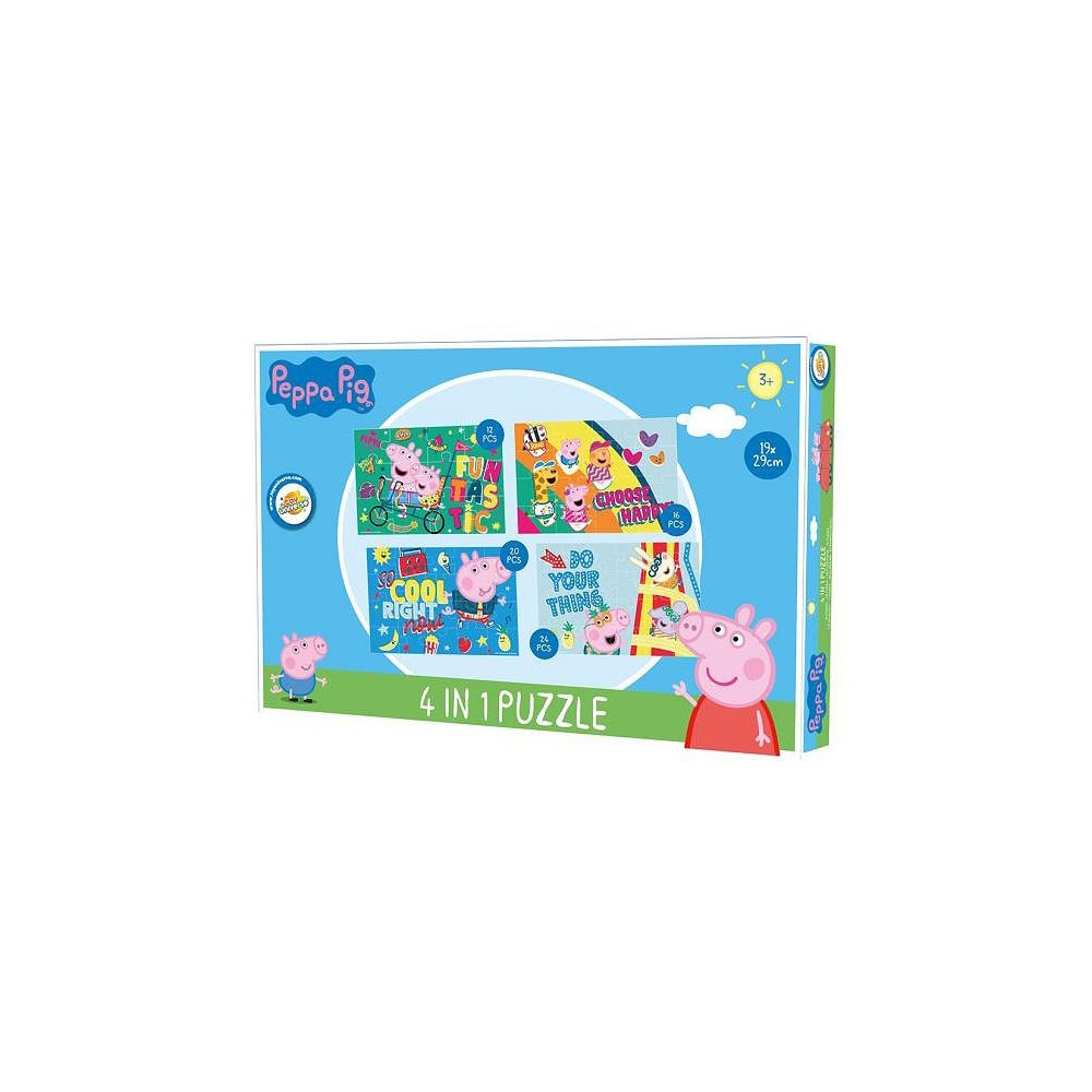 Peppa Pig Fun puzzle 4 in 1