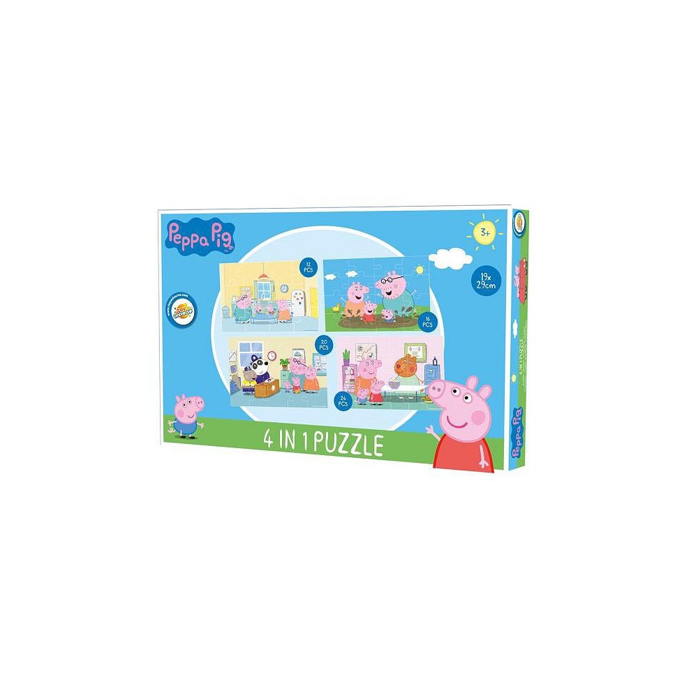 Peppa Pig Home puzzle 4 in 1
