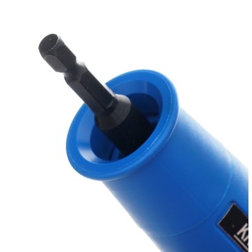 Adapter kątowy 90 °C HEX 1/4" 155mm  na wkrętarkę KD10798