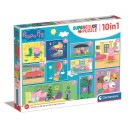 Peppa Pig Life 10 in 1 puzzle Clementoni
