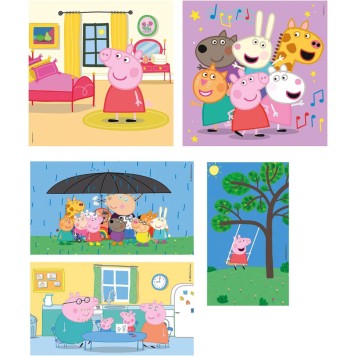 Peppa Pig Life 10 in 1 puzzle Clementoni