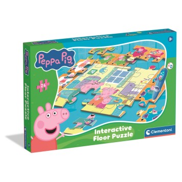 Peppa Pig Reading interactive 24-piece puzzle Clementoni