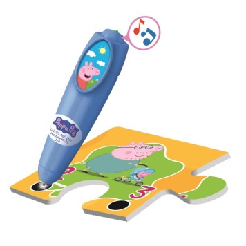 Peppa Pig Reading interactive 24-piece puzzle Clementoni
