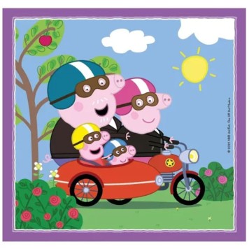 Peppa Pig Relaxing 3x48 Piece Puzzle Clementoni