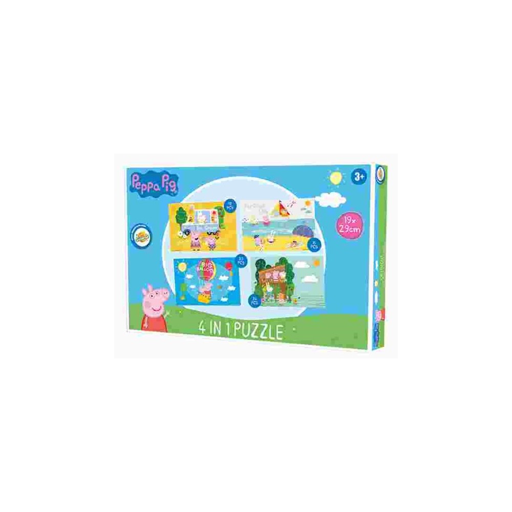Peppa Pig 4 in 1 puzzle