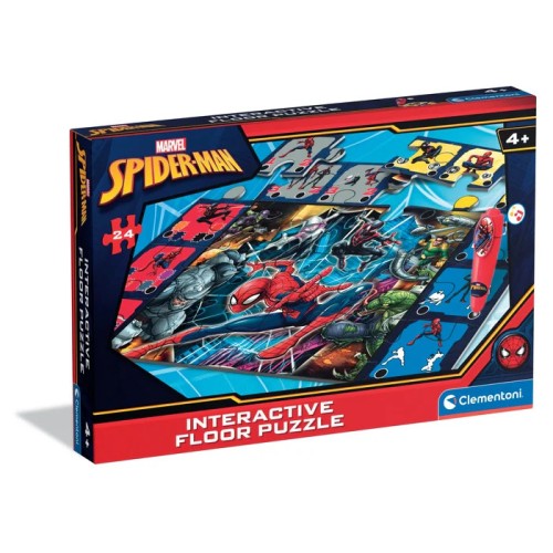Spiderman Enemies interactive 24-piece puzzle Clementoni