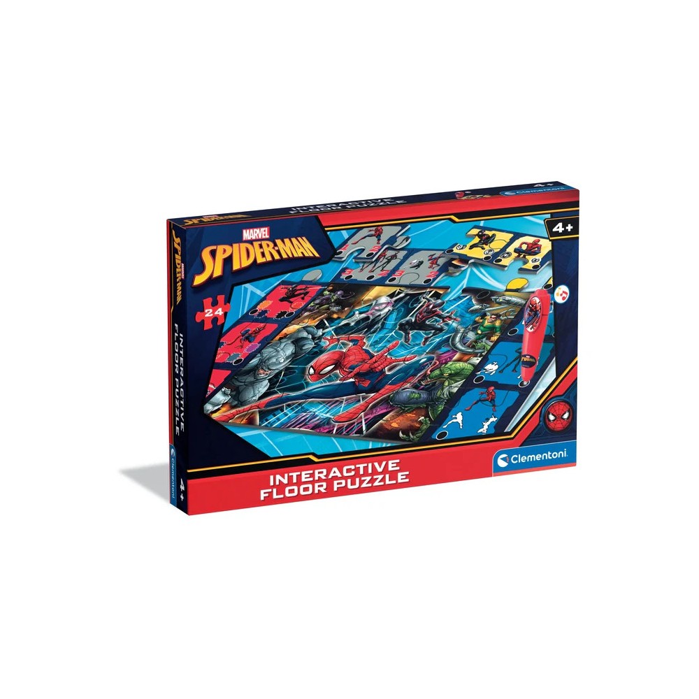Spiderman Enemies interactive 24-piece puzzle Clementoni