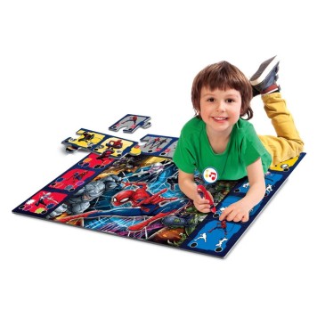 Spiderman Enemies interactive 24-piece puzzle Clementoni