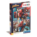 Spiderman Partners in Suits 2x60 piece puzzle Clementoni