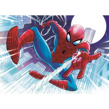 Spiderman Shoot 104-piece glowing puzzle Clementoni