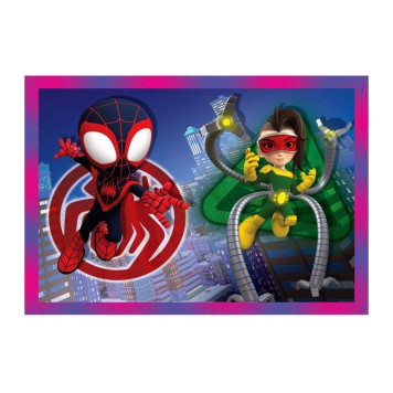Spiderman Spidey 4 in 1 puzzle Clementoni