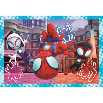 Spiderman Spidey 4 in 1 puzzle Clementoni