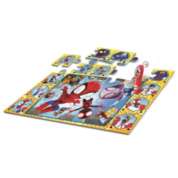 Spiderman Spidey and Friends interactive 24-piece puzzle Clementoni