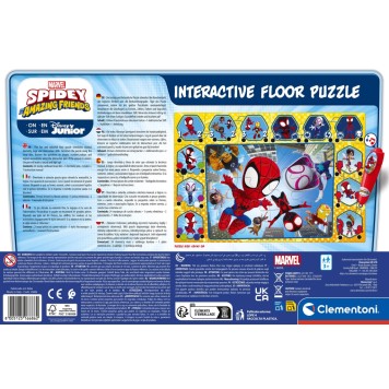 Spiderman Spidey and Friends interactive 24-piece puzzle Clementoni