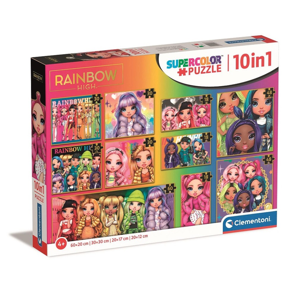 Rainbow High Personalities 10 in 1 puzzle Clementoni