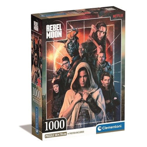 Rebel Moon Outlaws 1000-piece Compact puzzle Clementoni