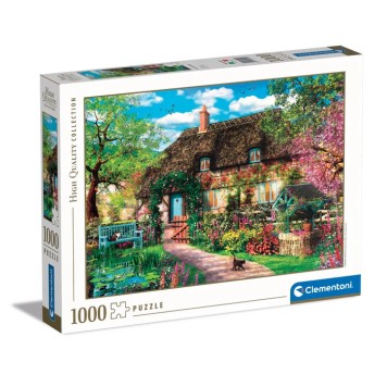 Cities Secret Garden Old Cottage 1000-piece Puzzle Clementoni