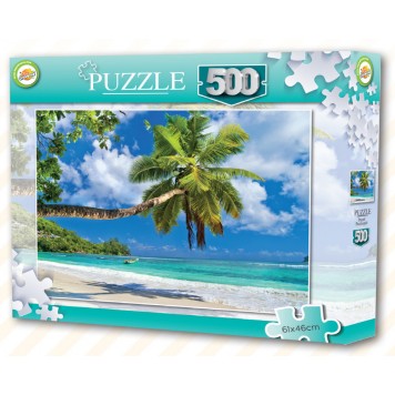 Ocean Seychelles Beach Puzzle - 500 pieces
