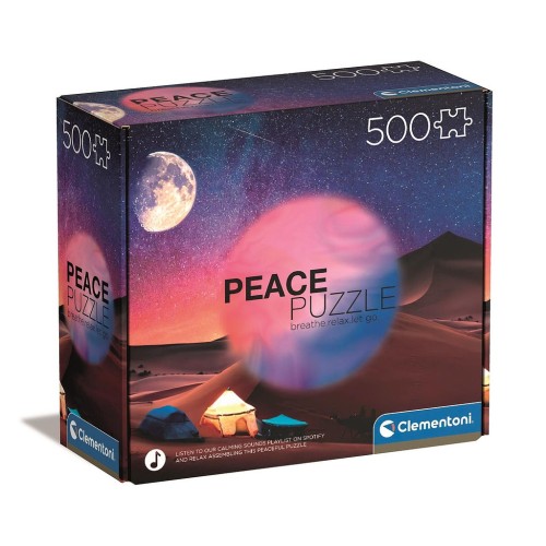 Colour Starry Night Desert 500-piece Peace puzzle by Clementoni