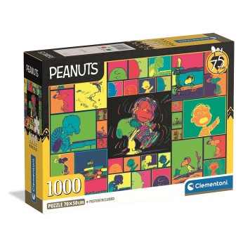 Snoopy 1000-piece Compact Puzzle Clementoni