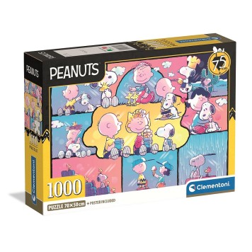 Snoopy 1000-piece Compact puzzle Clementoni