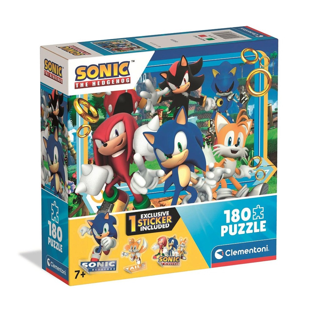 Sonic the Hedgehog 180-piece puzzle Clementoni
