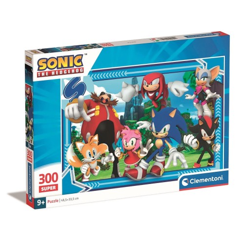 Sonic the Hedgehog Crew 300-piece puzzle Clementoni
