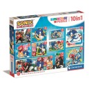 Sonic the Hedgehog Heroes Rivals 10 in 1 puzzle Clementoni