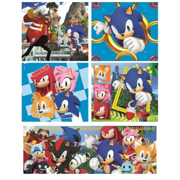 Sonic the Hedgehog Heroes Rivals 10 in 1 puzzle Clementoni