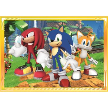Sonic the Hedgehog Save the Day 4-in-1 puzzle Clementoni