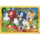 Sonic the Hedgehog Save the Day 4-in-1 puzzle Clementoni